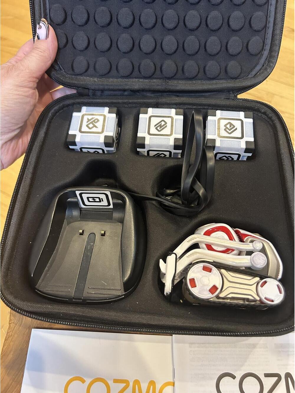 Anki Cozmo Robot Toy with Carrying Case, 3 Blocks, and Charging Station